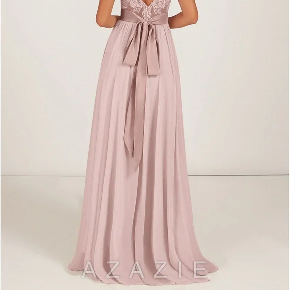 Azazie Dusty Rose Bridesmaid Dress “Gertrude” - Picture 4 of 15